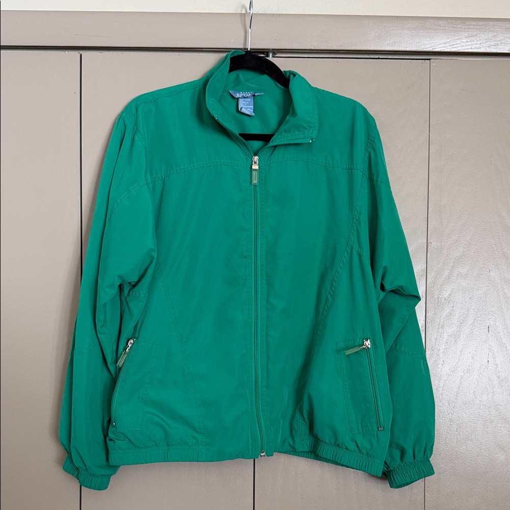 💥3/$20 Koret Sport Vintage Vibrant Green Jacket